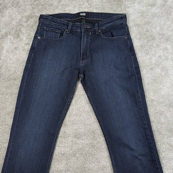 PAIGE‎ Jeans Mens 31x36 Blue Federal Extra Long Denim Stretch Designer - Picture 1 of 13